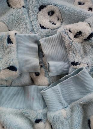 Пухнаста піжама сліп з капюшоном р.12-13 років6 фото