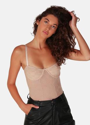 Боди комбидресс стринги бодик сетка в стиле гуччи от ow intimates