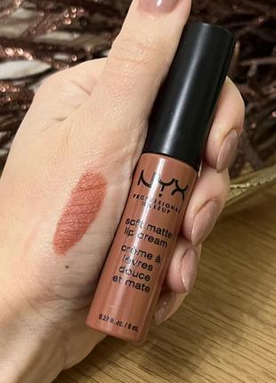 Оригінал nyx professional makeup soft matte lip cream 60 leon2 фото