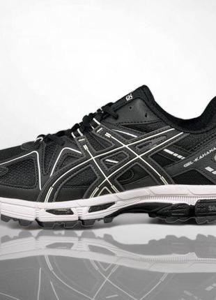 Кросівки asics gel-kahana 8 black white / подростковые и мужские кроссовки асикс чёрные с белым2 фото