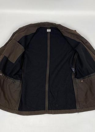 Зимова куртка пальто c.p. company cp jacket / blazer 2002 3718a058/654 vintage коричневий на утеплювачі піджак розмір 506 фото