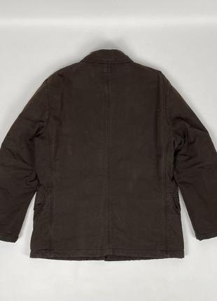 Зимова куртка пальто c.p. company cp jacket / blazer 2002 3718a058/654 vintage коричневий на утеплювачі піджак розмір 504 фото