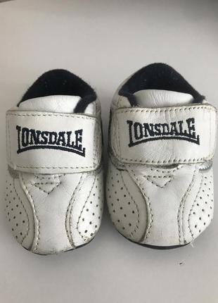 Lonsdale пінетки-кросівки з натуральної шкіри