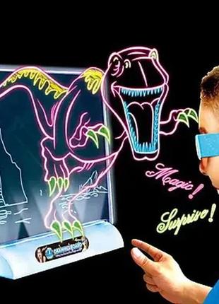 Доска для рисования magic drawing board 3d 2