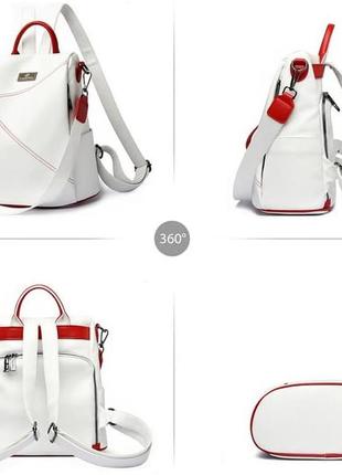 Женский рюкзак/сумка, вмемкая сумка, универсальная, стилтная модель6 фото