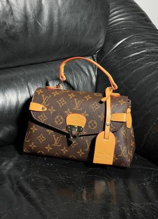 Жіноча стильна сумка в стилі madeleine bb brown caramel люкс якість