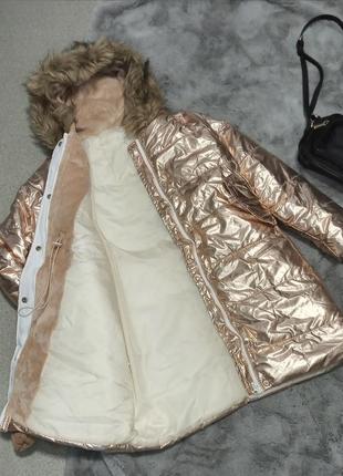 🧥 пуховик, куртка,пальто,золотое,евро зима2 фото