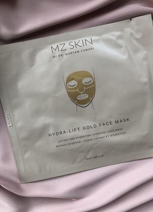 Гидрогелевая маска для лица mz skin hydra-lift gold face mask2 фото