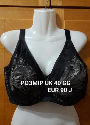Р.40 gg 90j розкішний мереживний бюстгалтер від marks & spencer , кісточки , без поролона