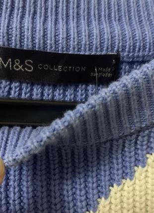 💙коттоновый свитер marks &amp; spencer2 фото