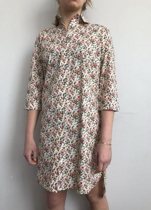 Длинная рубашка платье хлопок 42-48