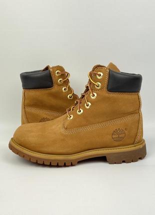 Черевики timberland оригінал шкіряні / нубукові високі коричневі розмір 36 - 37