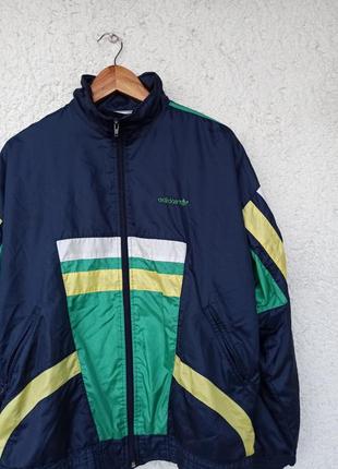 Олимпийка adidas vintage 90 s мастерка ветровка адидас винтаж