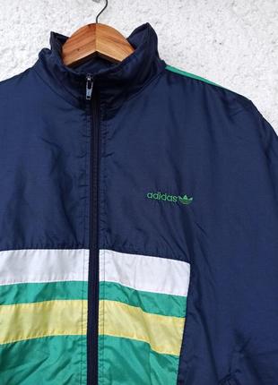 Олимпийка adidas vintage 90 s мастерка ветровка адидас винтаж