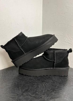 Замшевые угги на овчине ugg4 фото