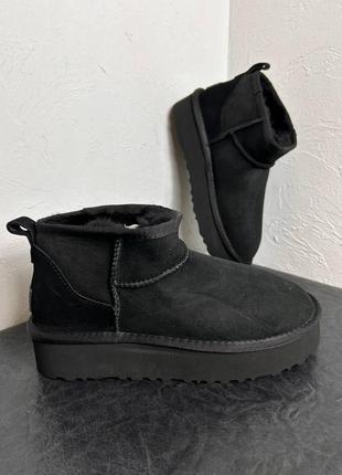 Замшевые угги на овчине ugg6 фото