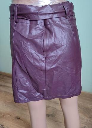 Спідниця юбка екошкіра екокожа4 фото
