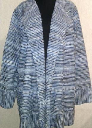 Жіночий легкий кардиган yessica g&amp;a, без застібок ( р. 58-62)