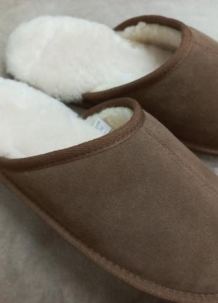 Тапочки домашние осень-зима замш овчина муж.41-22р. ugg авсралии