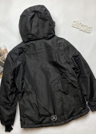 Новая лыжная мембрана термо куртка девушка черная 122-128см6 фото