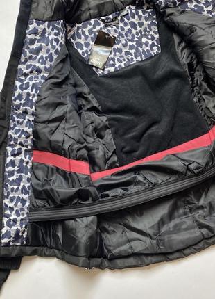 Новая лыжная мембрана термо куртка девушка черная 122-128см8 фото