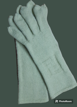 Кашемірові рукавички ручна робота 100% кашемір10 фото