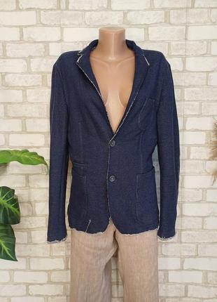 Новый мега стильный пиджак/жакет со 100котонна в темно синем цвете, размер с-м1 фото