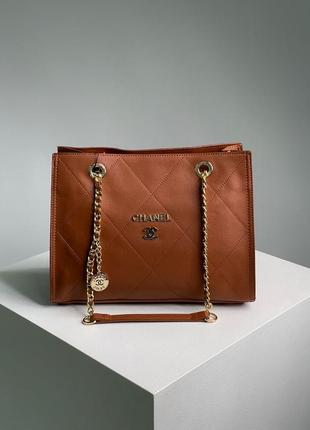 Женская сумка в стиле leather tote bag люкс качество2 фото