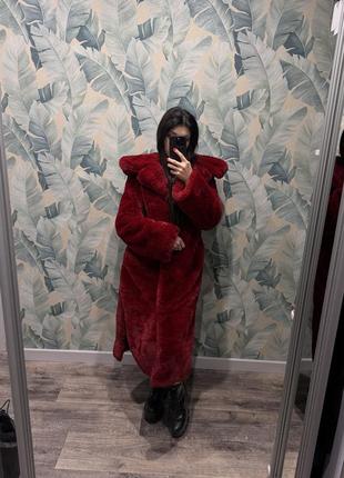 Шуба с искусственного меха3 фото