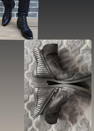Фирменные стильные ботинки сапоги унисекс