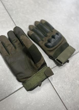 Зимові військові рукавички на флісі m-pact1 фото