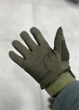 Зимові військові рукавички на флісі m-pact3 фото