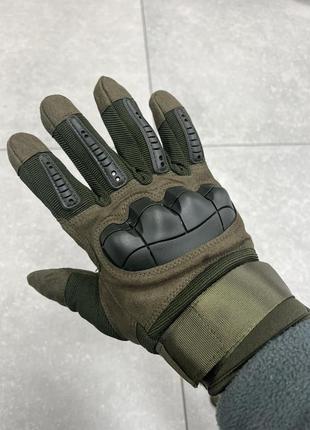 Зимові військові рукавички на флісі m-pact2 фото