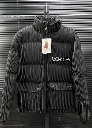 Куртка из эко кожи moncler