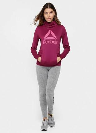 Стильное худи reebok, тёплое худи,теплая спортивная кофта, флисовая кофта, кофта на флисе4 фото