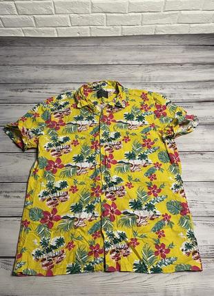 Рубашка гавайская primark