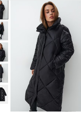 Стеганое зимнее пальто mohito с биркой 40 размер