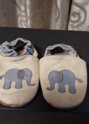 Капці з натуральної шкіри hobea germany