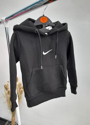 Теплий дитячий худі, кофта, толстовка на флісі nike