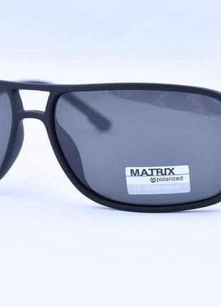 Фірмові класичні сонцезахисні окуляри matrix polarized wayfarer mt84071 фото