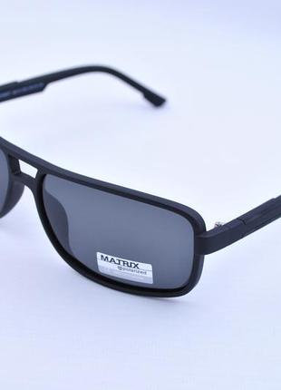 Фірмові класичні сонцезахисні окуляри matrix polarized wayfarer mt84076 фото