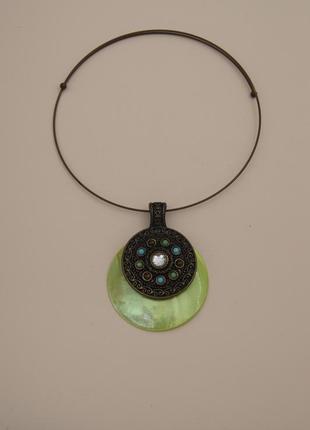 Чокер коллар винтаж  lia sofia  без подписи  стиль бохо этно // сундук с сокровищами