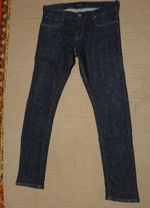 Темно-синие фирменные джинсы scotch & soda amsterdams blauw tyex 31/32.