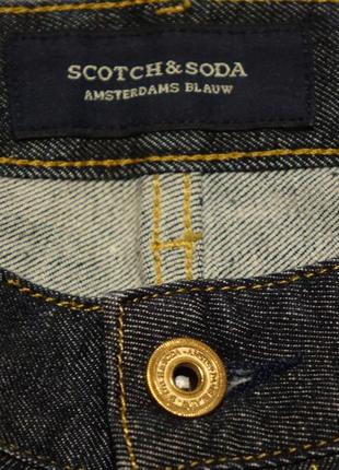 Темно-синие фирменные джинсы scotch & soda amsterdams blauw tyex 31/32.4 фото