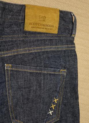 Темно-синие фирменные джинсы scotch & soda amsterdams blauw tyex 31/32.9 фото