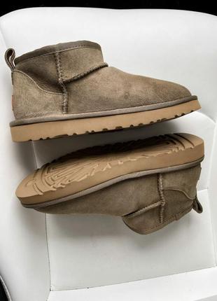 Жіночі уггі ugg ultra mini beige / smb