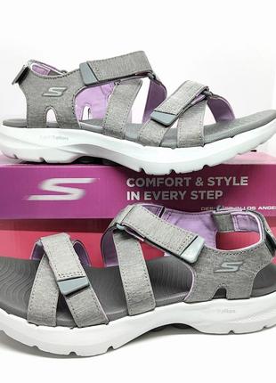 Босоножки сандалии skechers go walk 6 оригинал