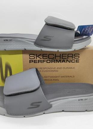 Стильные удобные шлепанцы skechers оригинал