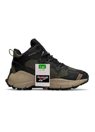 Зимние мужские кроссовки reebok zig kinetica &lt;unk&gt; edge khaki fur9 фото