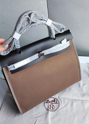 Сумка в стиле pelle hermes herbag